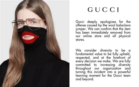 gucci racist black face